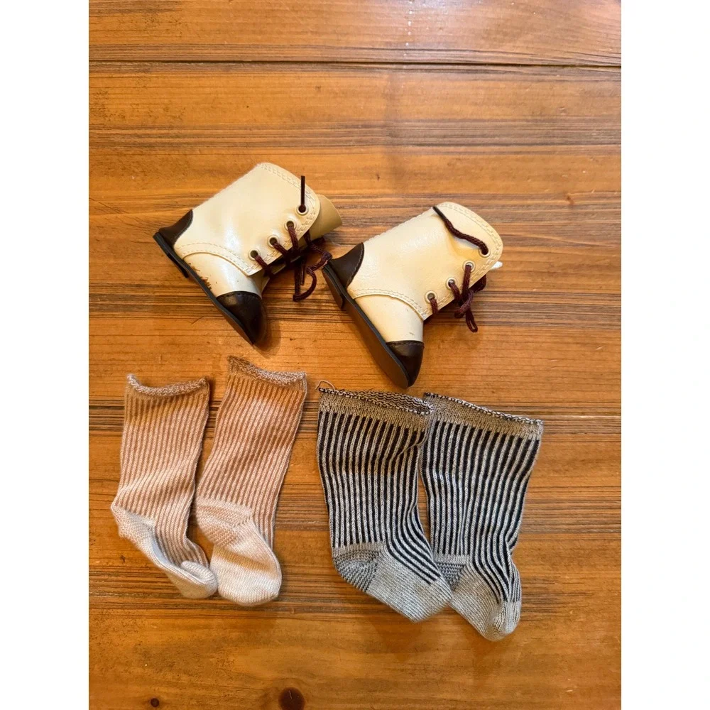 American Girl Kirsten Two-Tone Work Boots Pleasant Company 90's EUC